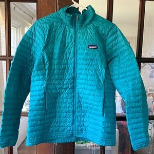 Patagonia Turquoise Quilted Jacket